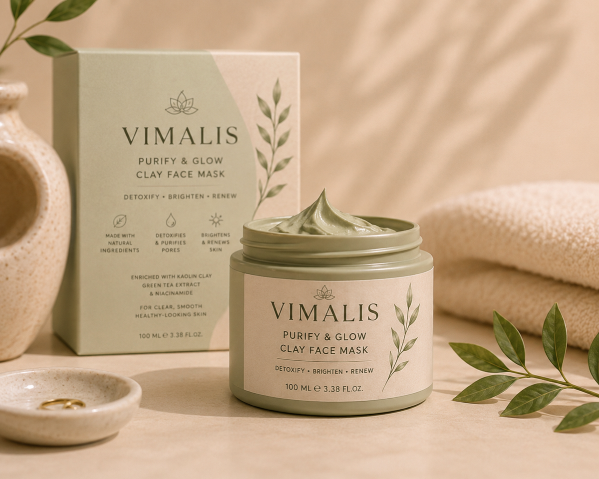 Vimalis Purify & Grow Clay Face Mask